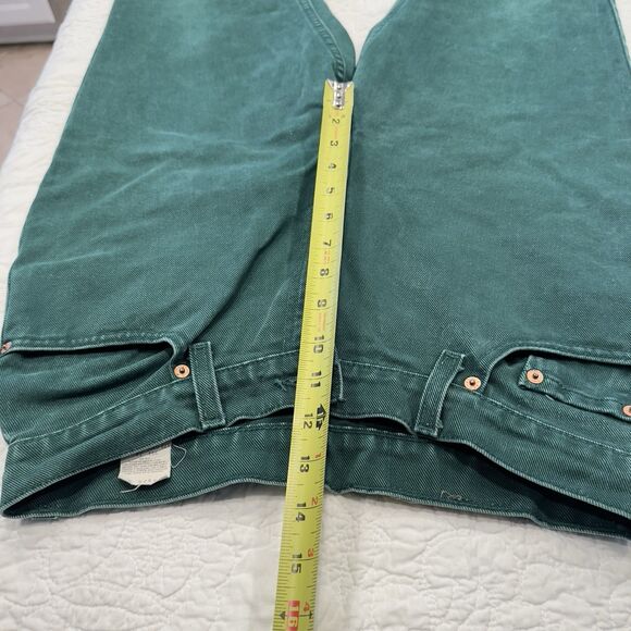 VTG 90s LEVI'S Women's High Waist Tapered Green Size 13 Jeans 17512-0842 Red Tag - Picture 11 of 14